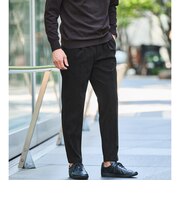 【WEB限定】JUST fit コーデュロイ 1プリーツ イージーパンツ
