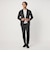 【WEB限定】JUST fit ウールライク ナロー セットアップ ジャケット＆パンツ -ストレッチ-