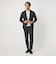 【WEB限定】JUST fit ウールライク ナロー セットアップ ジャケット＆パンツ -ストレッチ-