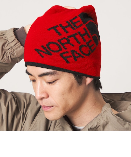 【WEB限定】<THE NORTH FACE>リバーシブルTNFバナービーニー ニットキャップ