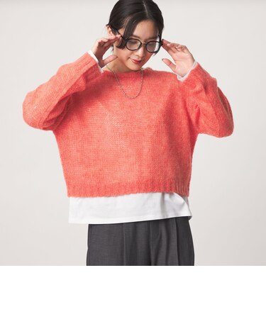 【WEB限定】<at ease> ニット × Tシャツ セット
