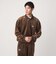 【別注】＜UMBRO＞ベロア 長袖 ポロシャツ