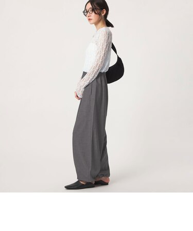 【WEB限定】＜at ease＞ バルーン パンツ マシンウォッシャブル ストレッチ 帯電防止