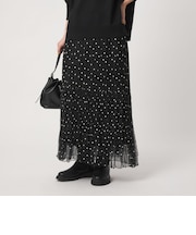 ［size SHORT/TALLあり］2WAY シシュウ チュール スカート