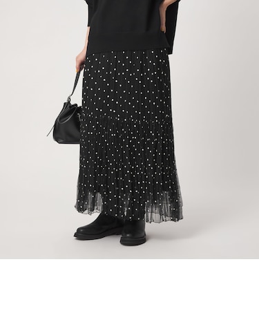 ［size SHORT/TALLあり］2WAY シシュウ チュール スカート
