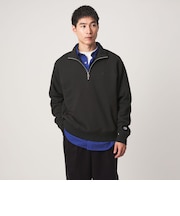 【別注】<Champion>ハーフジップ 長袖 スウェット