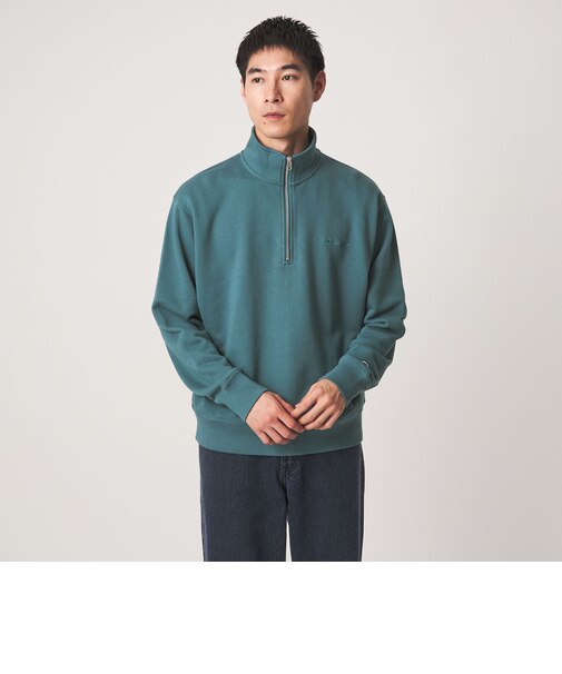【別注】<Champion>ハーフジップ 長袖 スウェット