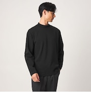 L/A ポンチ ブラッシュド モックネック カットソー