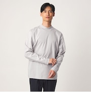 L/A ポンチ ブラッシュド モックネック カットソー