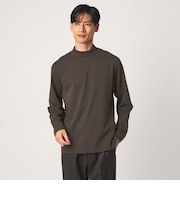 L/A ポンチ ブラッシュド モックネック カットソー