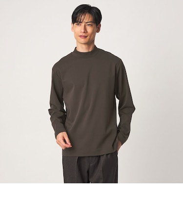 L/A ポンチ ブラッシュド モックネック カットソー
