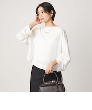 <スタイリスト兵藤千尋さんコラボ>クロップド ワイド ロングスリーブ Tシャツ UVカット
