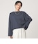 ＜スタイリスト兵藤千尋さんコラボ＞クロップド ワイド ロングスリーブ Tシャツ UVカット