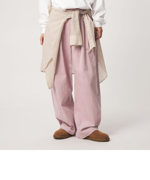 【WEB限定】<at ease>コーデュロイ タック パンツ