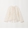 【WEB限定】＜at ease＞チュール シシュウ プルオーバー