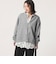 【WEB限定】＜at ease＞ダブルフェイス Vネック プルオーバー カットソー