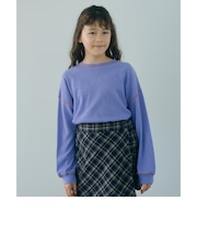 ハニカム ステッチ ロングスリーブ Tシャツ / キッズ 100cm-160cm