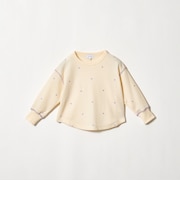 ハート ワッフル ロングスリーブ Tシャツ / キッズ 100cm-160cm