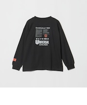 【別注】<UNIVERSAL OVERALL>グラフィック ロングスリーブ Tシャツ / キッズ 140cm-160cm