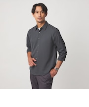 【WEB限定】JUST fit ウールライク 長袖 シャツ