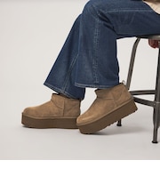 【国内EXCLUSIVE】<UGG>クラシック ウルトラ ミニ プラットフォーム
