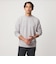 【WEB限定】JUST fit ウォームブレンド モックネック 長袖 カットソー -吸湿発熱-