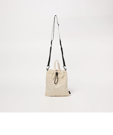 【別注】<fellowww>パデッド 巾着 ショルダーバッグ