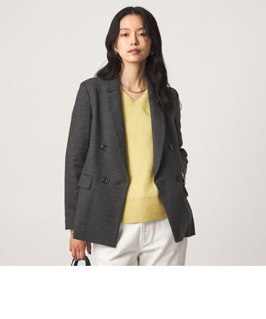 ［size SHORT/TALLあり］ヘアライン ダブルジャケット ストレッチ
