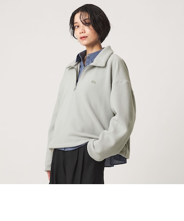 【別注】<LACOSTE> フリース ハーフジップ プルオーバー