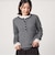 【WEB限定】＜at ease＞マルチボーダー ヘンリーネック カットソー