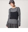 【WEB限定】＜at ease＞マルチボーダー プルオーバー カットソー