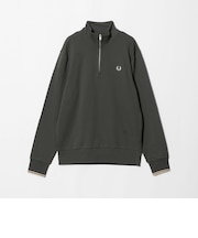 <FRED PERRY>ハーフジップ 長袖 スウェット