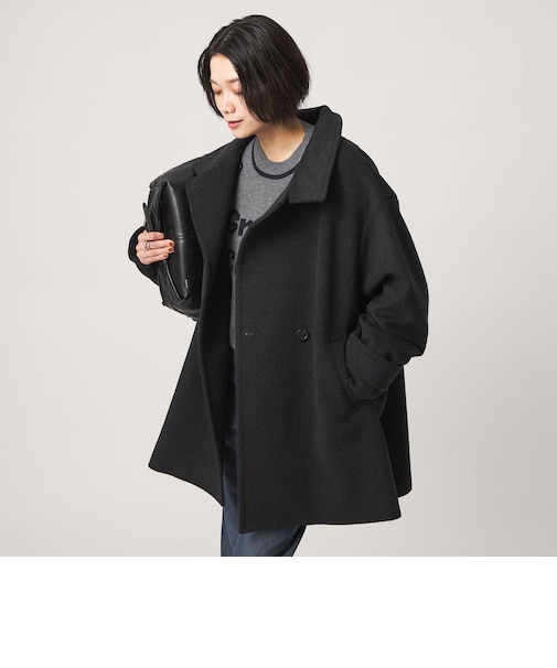 ［size SHORT/TALLあり］＜1_OF MINE＞スタンドカラー コート