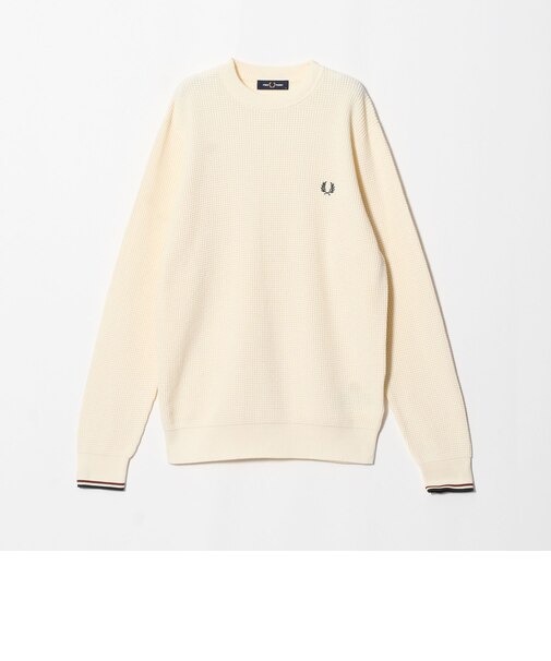<FRED PERRY> ワッフル スティッチ ジャンパー ニット