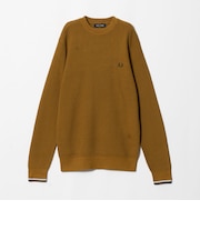 <FRED PERRY> ワッフル スティッチ ジャンパー ニット