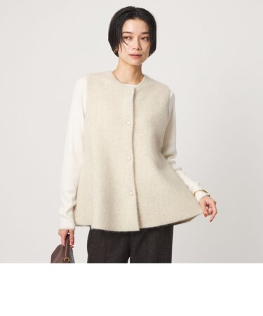 FOXブレンド セッケツ ニット ジレ