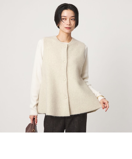 FOXブレンド セッケツ ニット ジレ