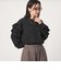 【WEB限定】＜at ease＞ソデ フリル ロングスリーブ プルオーバー カットソー