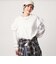 【WEB限定】＜at ease＞ソデ フリル ロングスリーブ プルオーバー カットソー