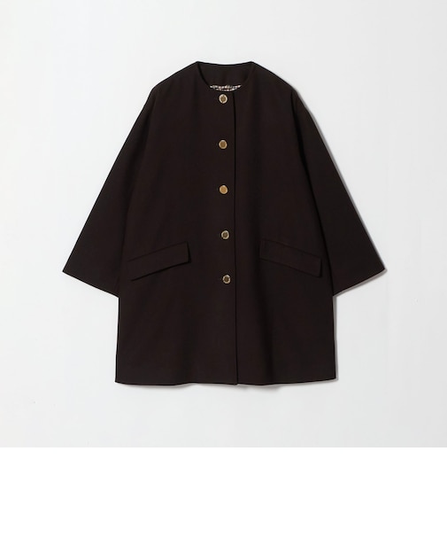 【別注】<Traditional Weatherwear>LINTON ノーカラー コート