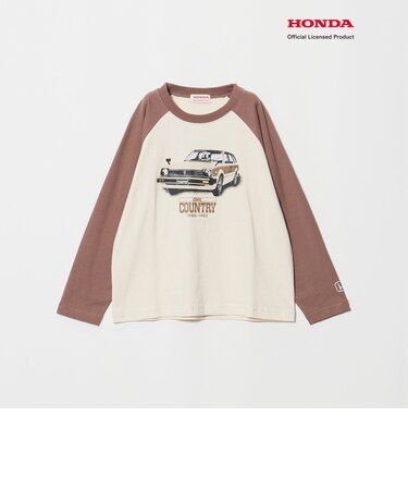 【別注】<URBAMENT>Honda ラグラン Tシャツ / キッズ 140cm-150cm