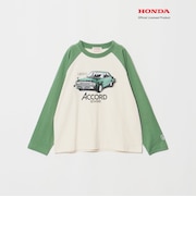 【別注】＜URBAMENT＞Honda ラグラン Tシャツ / キッズ 140cm-150cm