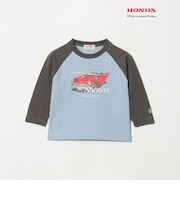 【別注】<URBAMENT>Honda ラグラン Tシャツ / キッズ 100cm-130cm