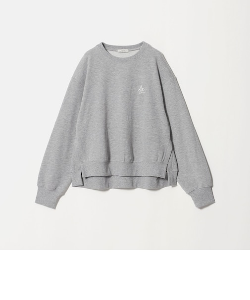【WEB限定】<at ease>ワンポイントシシュウ スウェット プルオーバー