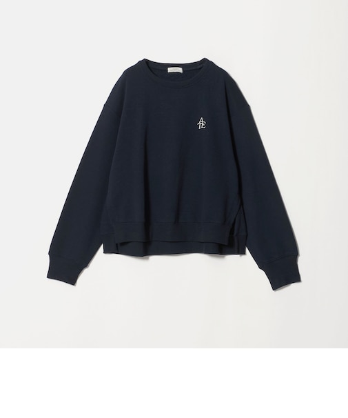 【WEB限定】<at ease>ワンポイントシシュウ スウェット プルオーバー