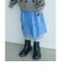プリーツ チュール ティアードスカート / キッズ 110cm―130cm