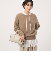 ヘアリー ニット プルオーバー