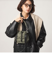 【WEB限定】<PARTE>キルティング ドロストバッグ ミニ / ショルダーバッグ はっ水