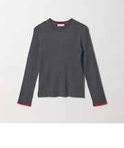 【WEB限定】<at ease>ソデサキ バイカラー プルオーバー ニット 2
