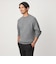 【WEB限定】JUST fit ミドルゲージ モックネック ニット